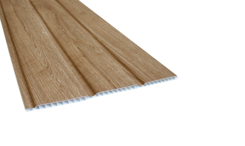 Plastová palubka s okenní fólií - dub massimo